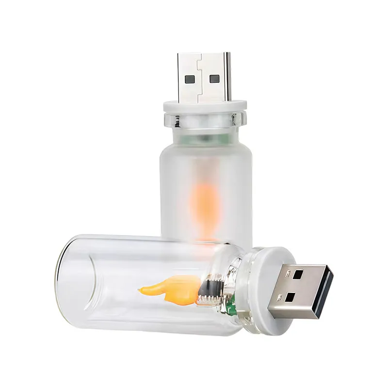 USB 动态火焰小夜灯｜第 029 期
